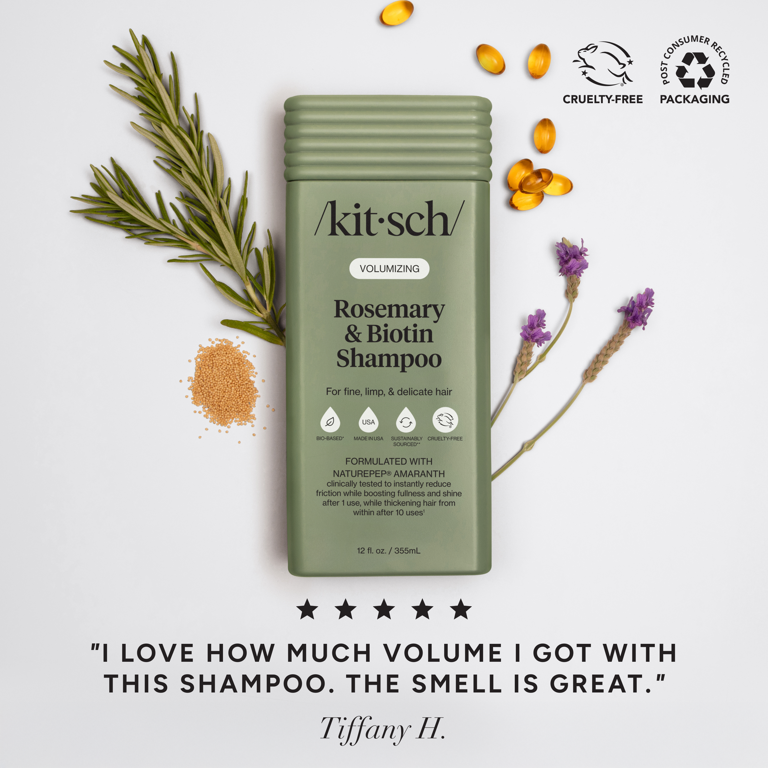 Volumizing Rosemary & Biotin Shampoo By Kitsch