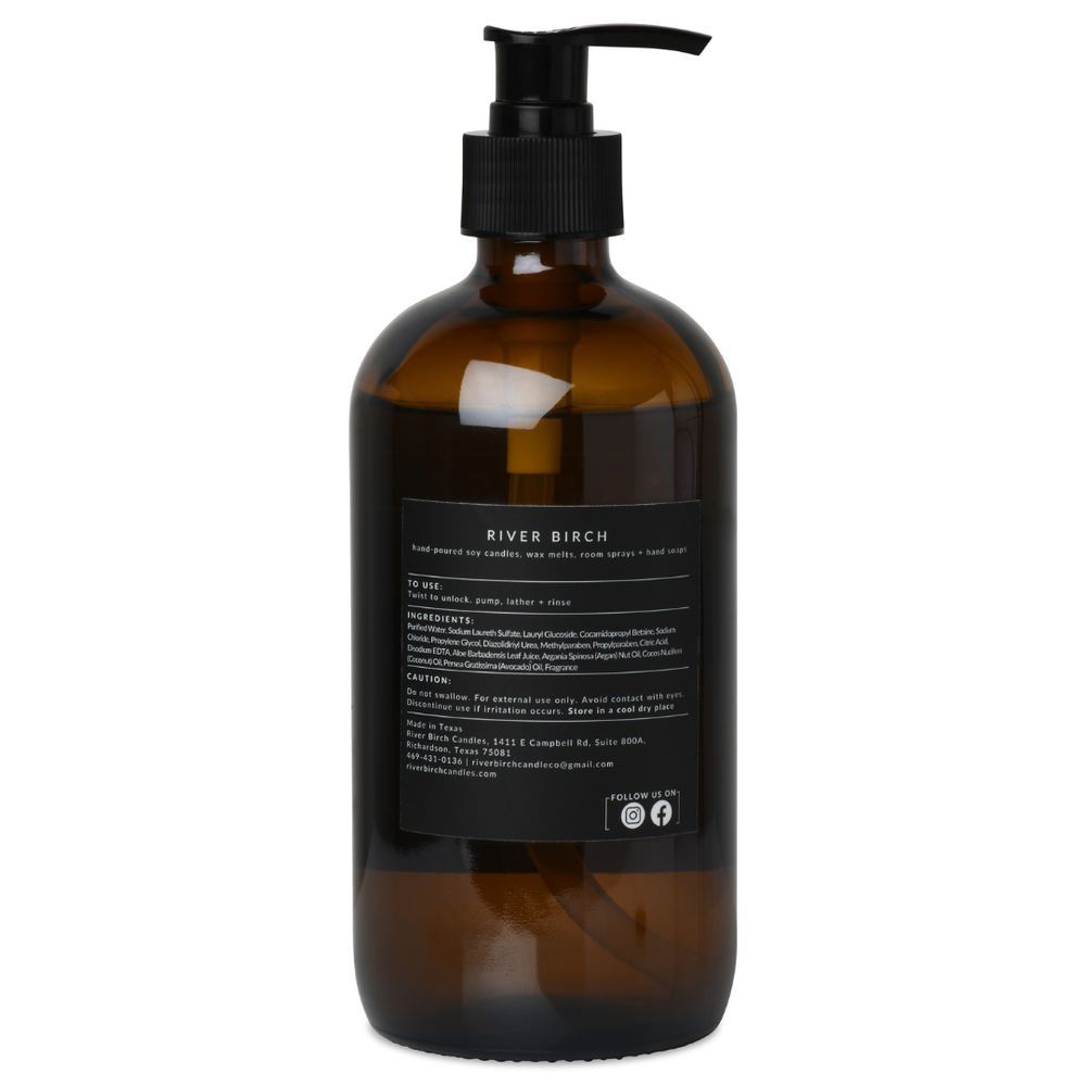 Midnight Amber Handmade Hand Soap (16oz)