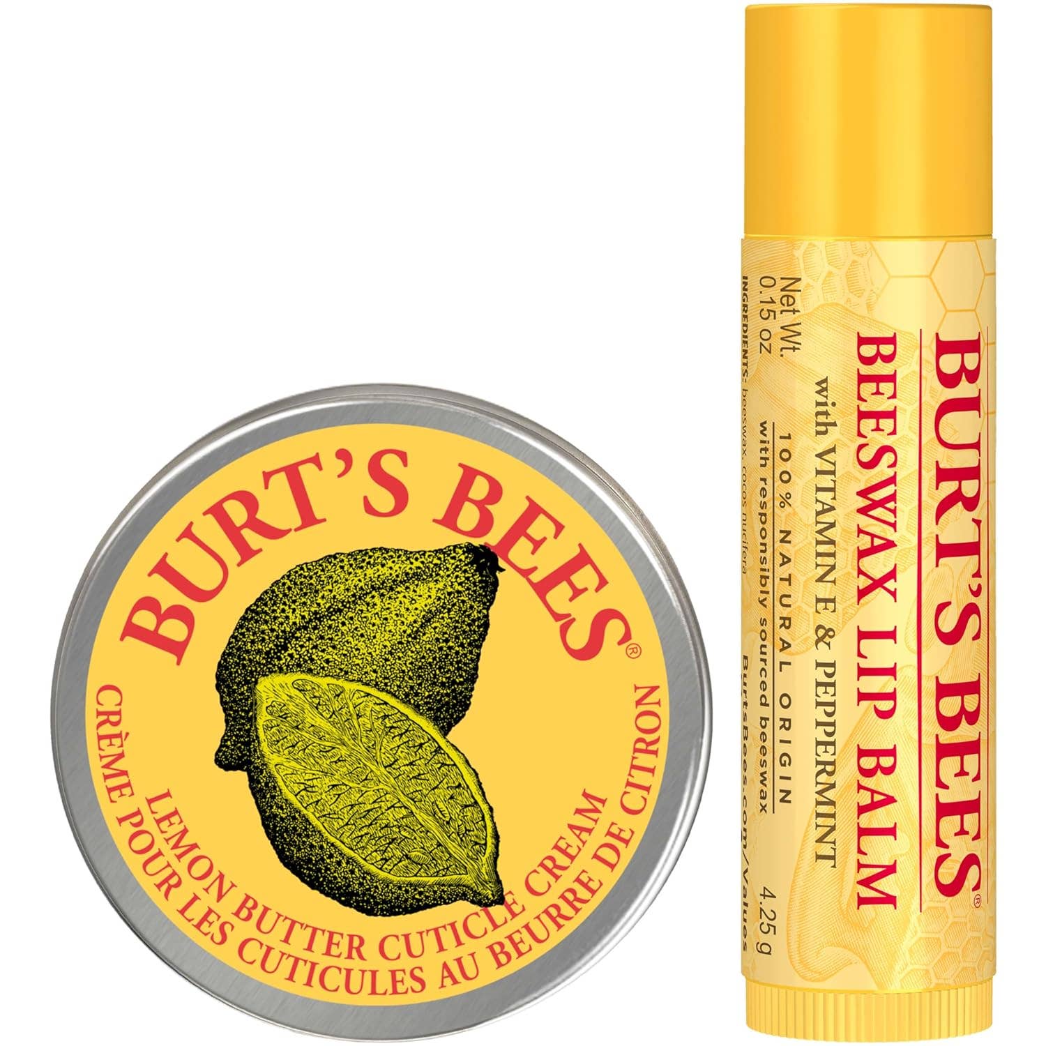 Spring Surprise Beeswax Gift Set, Lip Balm + Cuticle Cream