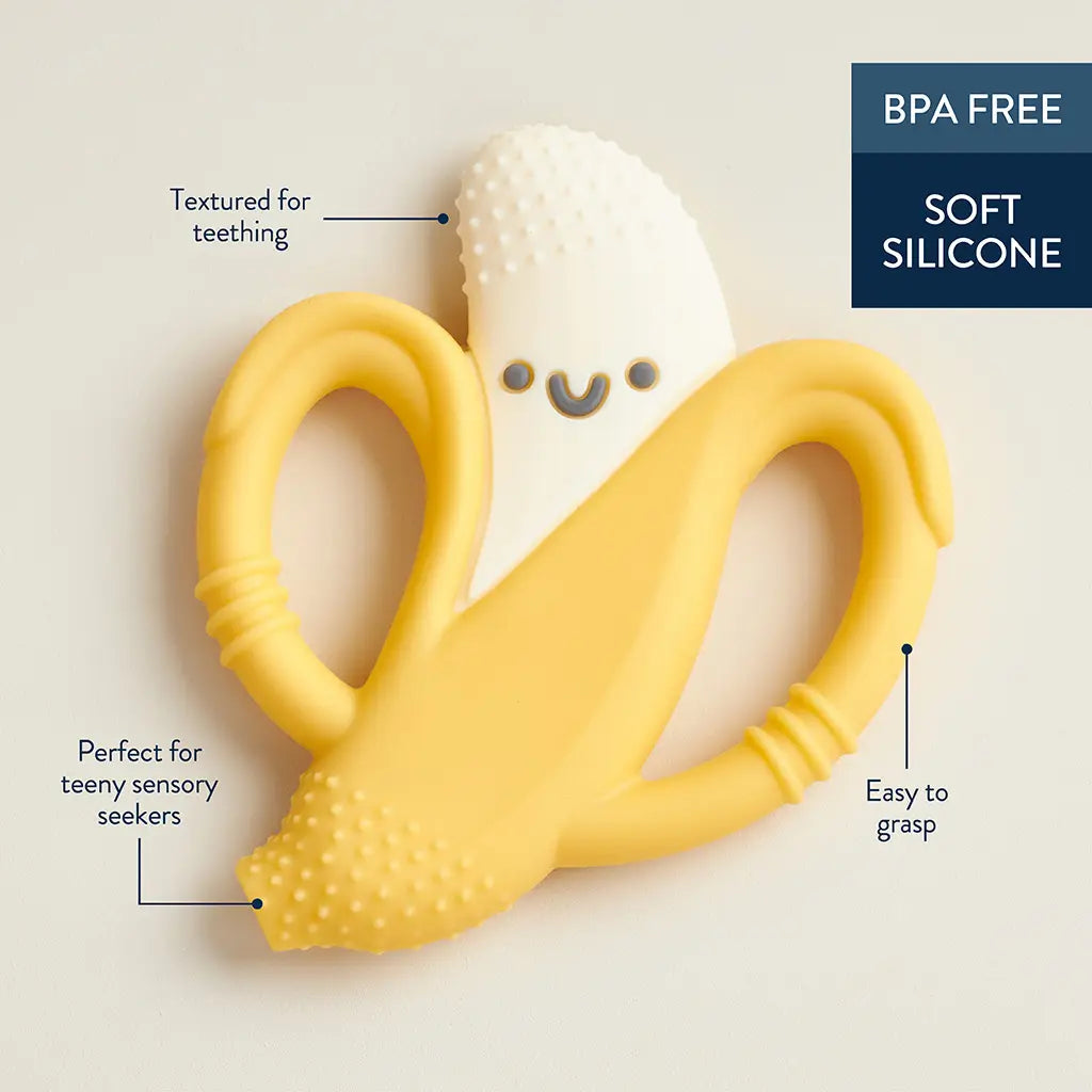 Silicone Handle Teether Banana