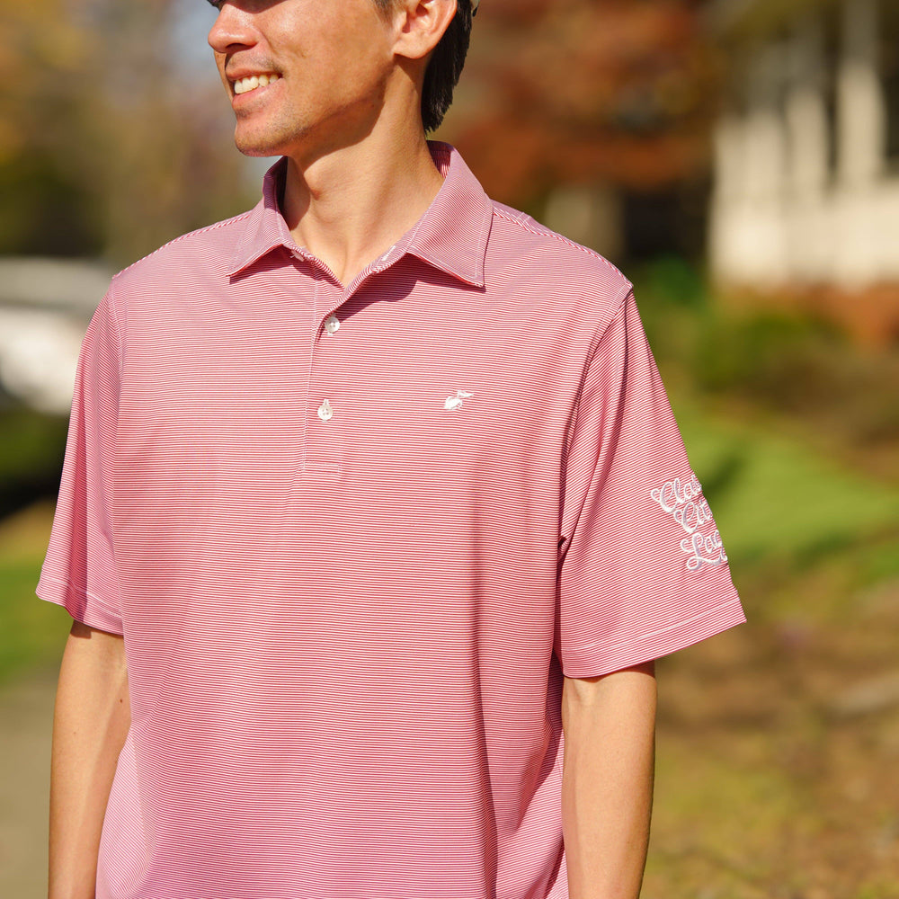 Creature Comforts Classic City Lager Polo in Red