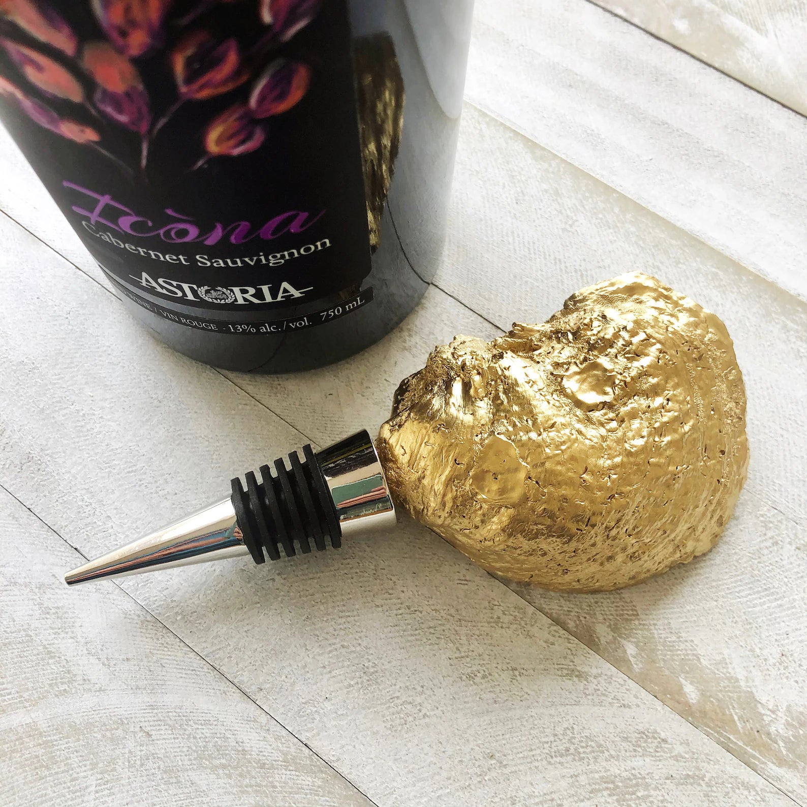 Oyster Shell Wine Stopper