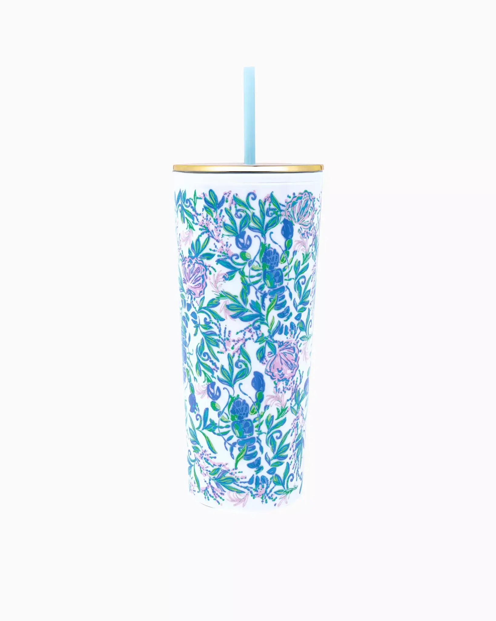 Lilly Pulitzer Tumbler With Straw in Just A Pinch