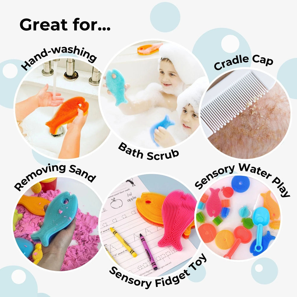 Gold Fish Innobaby Silicone Bath Scrub