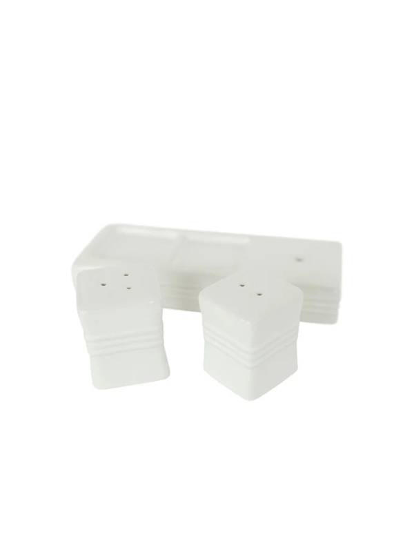 Pinstripes Salt & Pepper Shakers