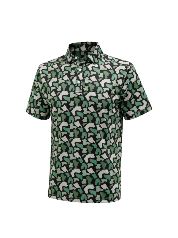 Green Duck Camo Polo
