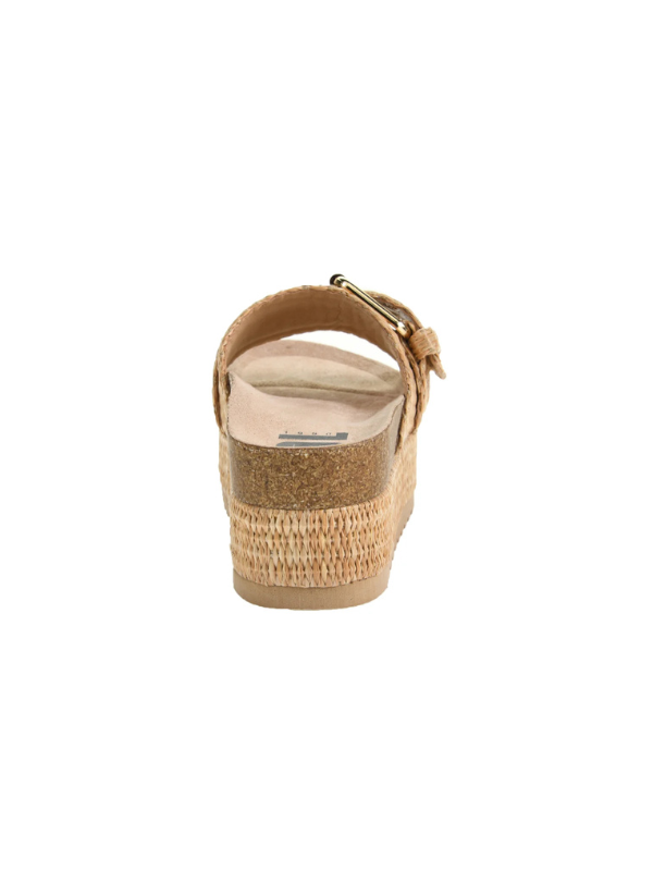 Palm Island Platform Sandal in Natural