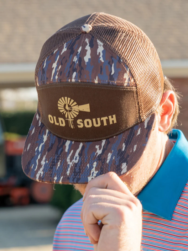 Camo Windmill Trucker Hat By Old South