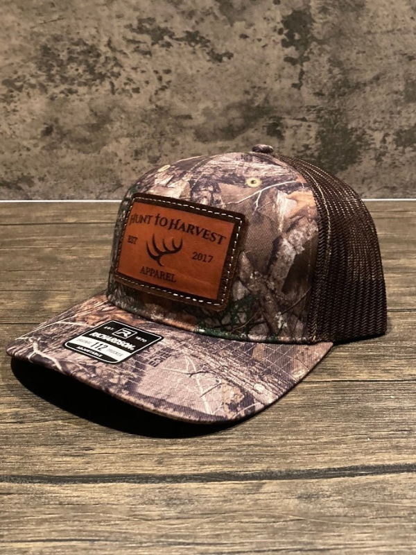 Realtree Edge Leather Patch Hat By Hunt to Harvest