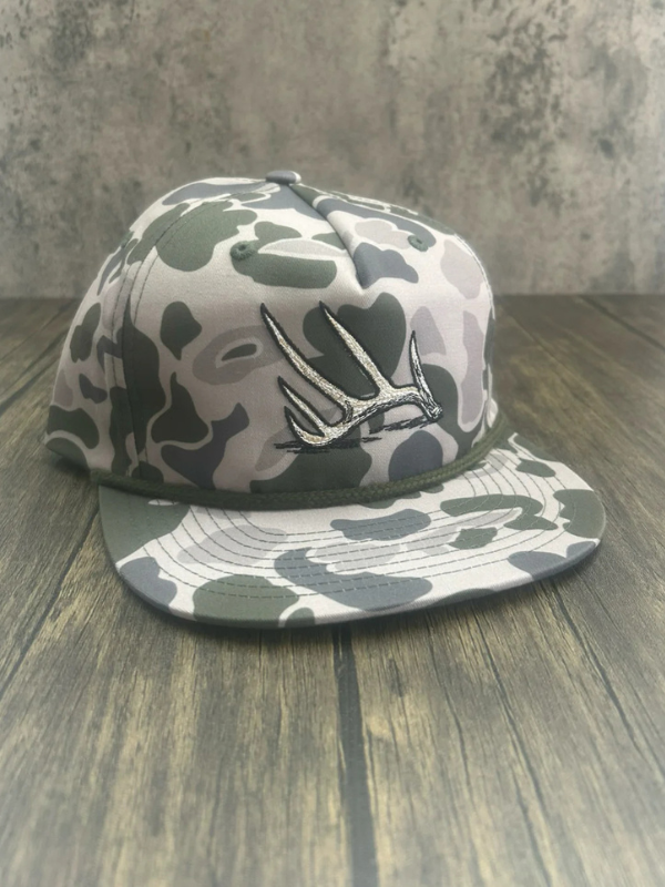 Shed Rope Marsh Camo Hat By Hunt to Harvest