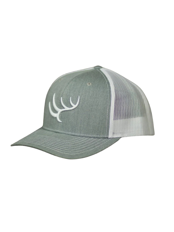 Grey & White Signature Hat by Hunt to Harvest