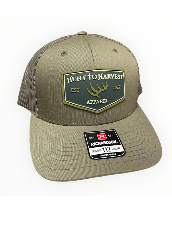 Rubber Patch Solid Loden Hat By Hunt to Harvest