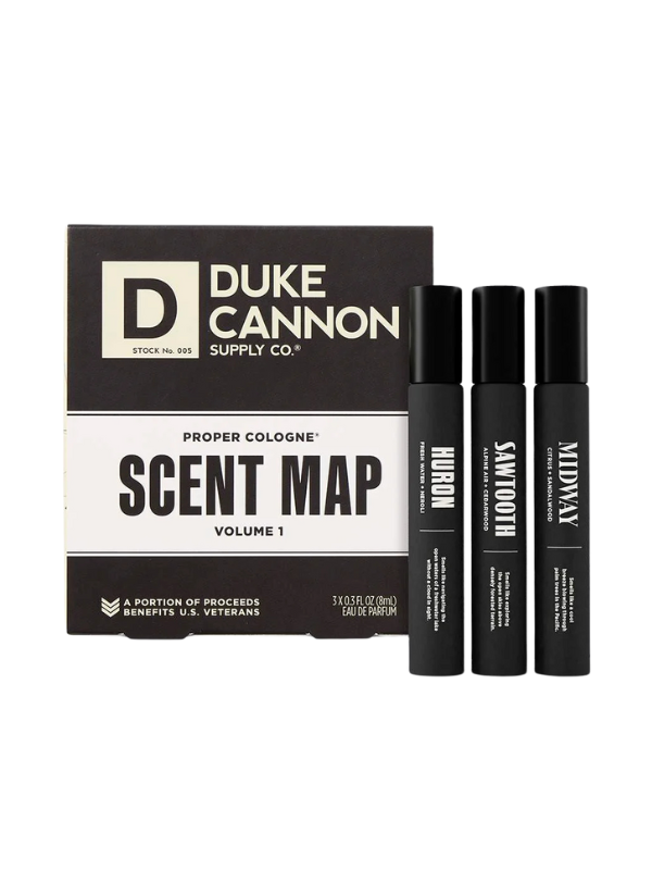 Proper Cologne® Scent Map By Duke Cannon