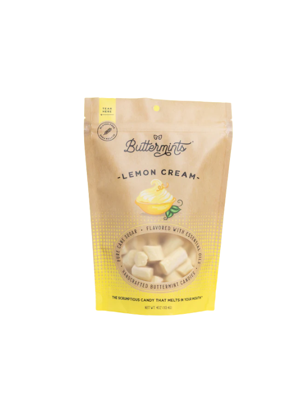 Lemon Cream Buttermints 4oz Pouch