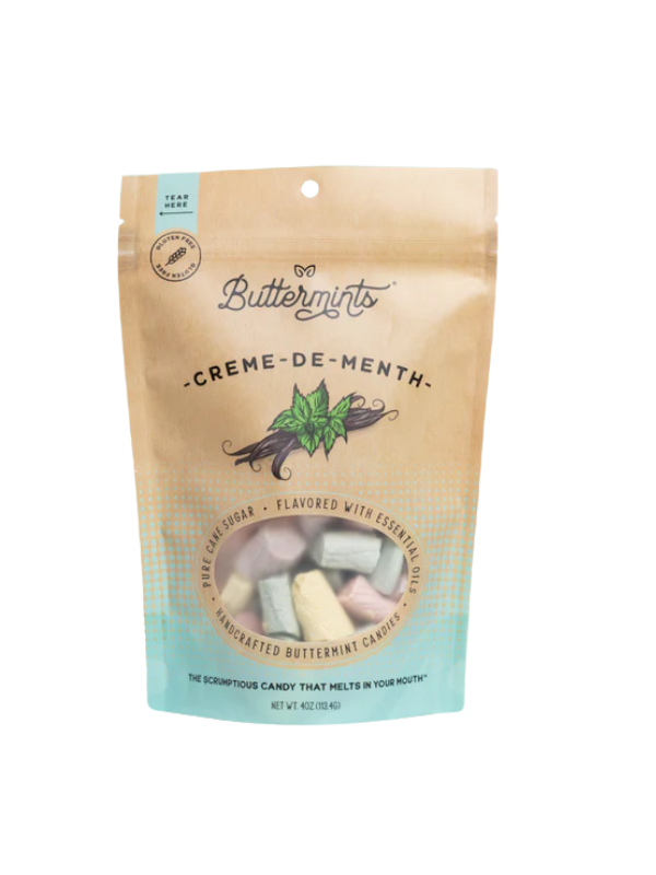 Creme-De-Menth Buttermints 4oz Pouch