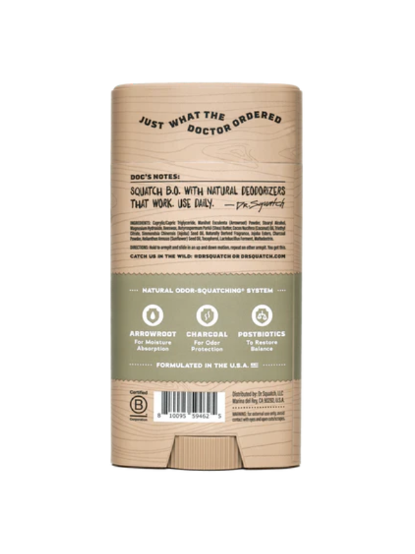 Birchwood Breeze Deodorant By Dr Squatch