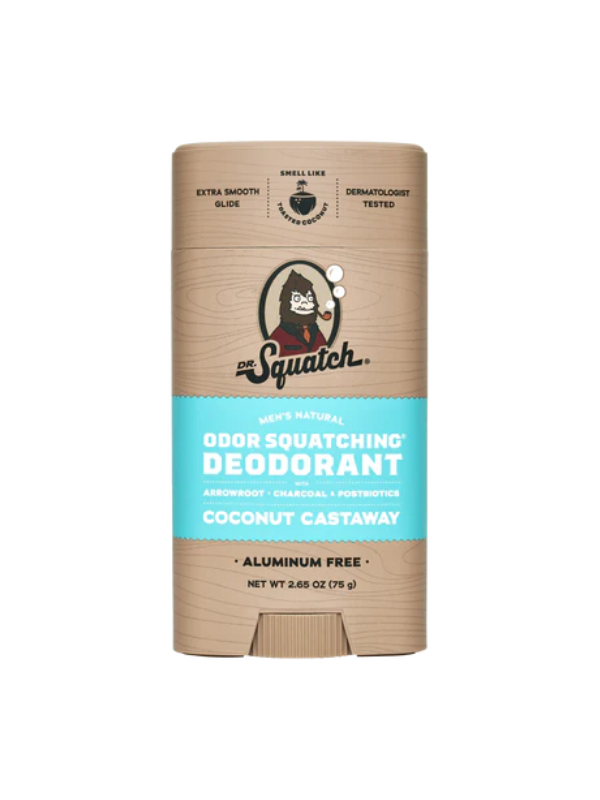 Coconut Castaway Deodorant By Dr Squatch