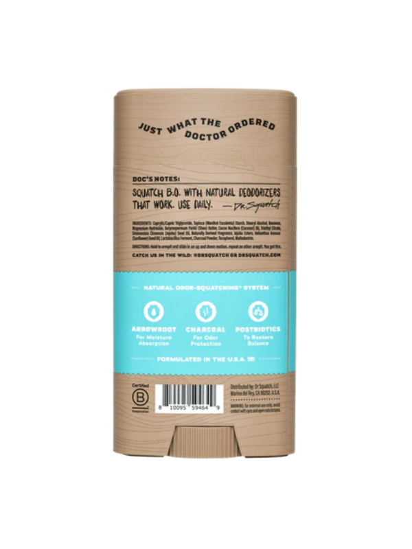 Coconut Castaway Deodorant By Dr Squatch