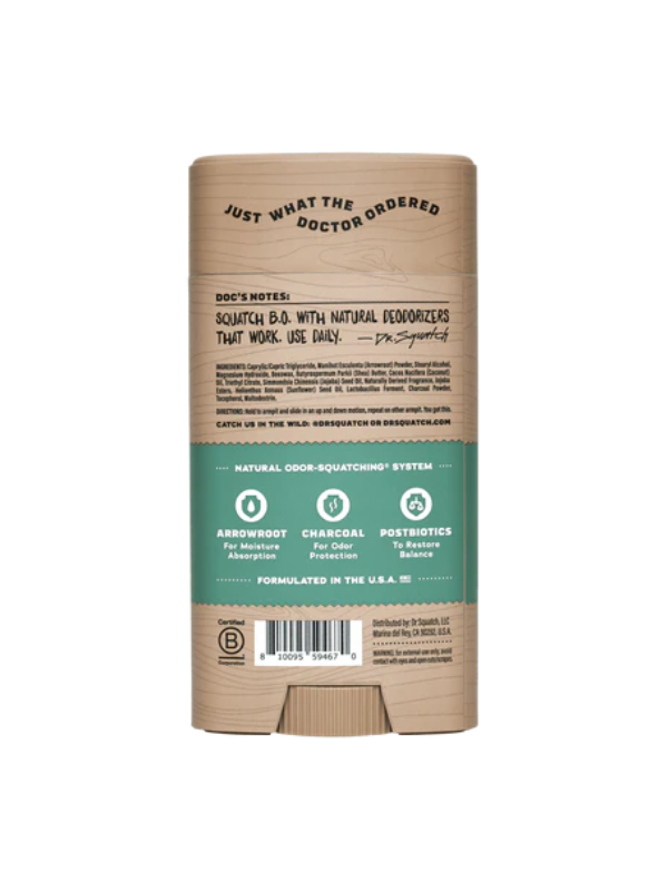 Rainforest Rapids Deodorant By Dr Squatch