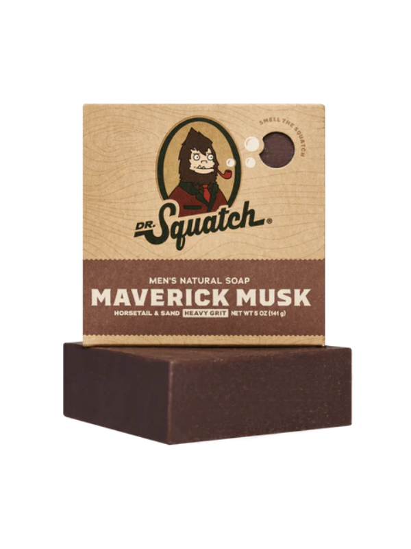 Maverick Musk Bar Soap by Dr. Squatch