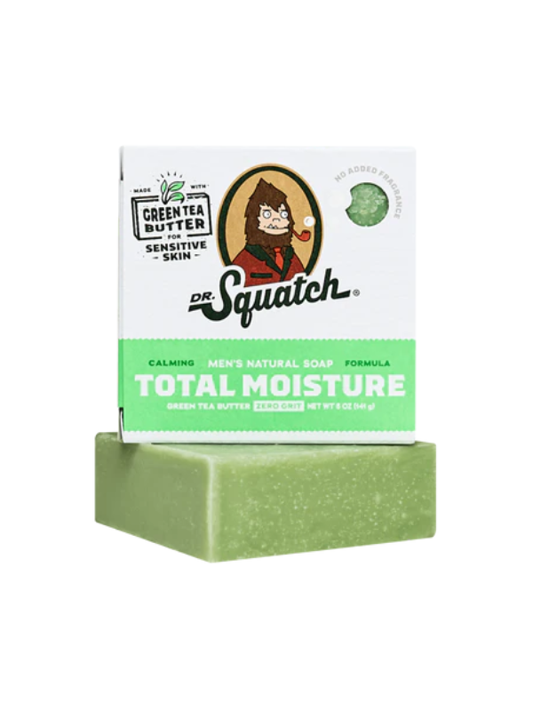 Total Moisture Green Tea Bar Soap by Dr. Squatch