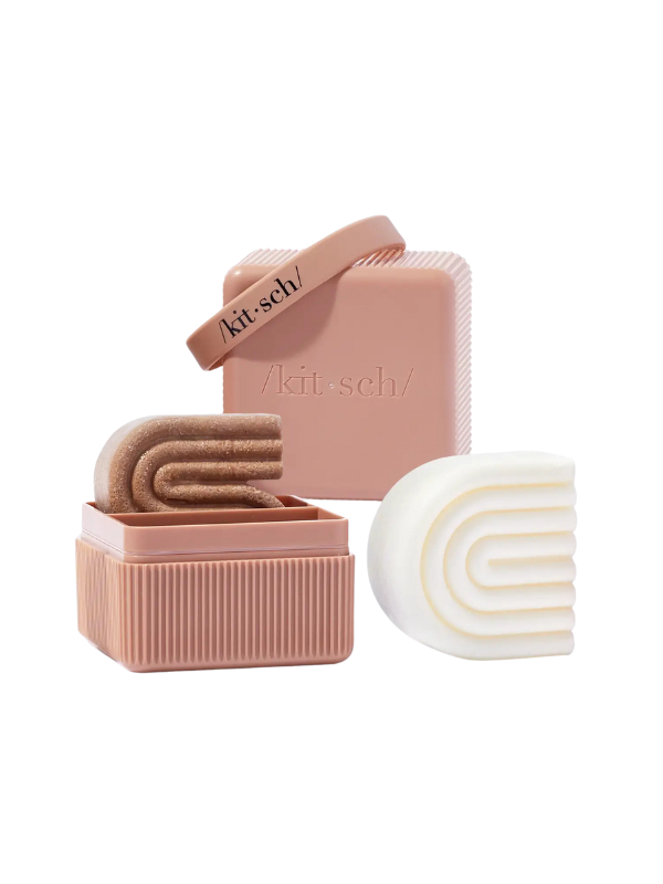 Solid Shampoo and Conditioner Travel Case by Kitsch
