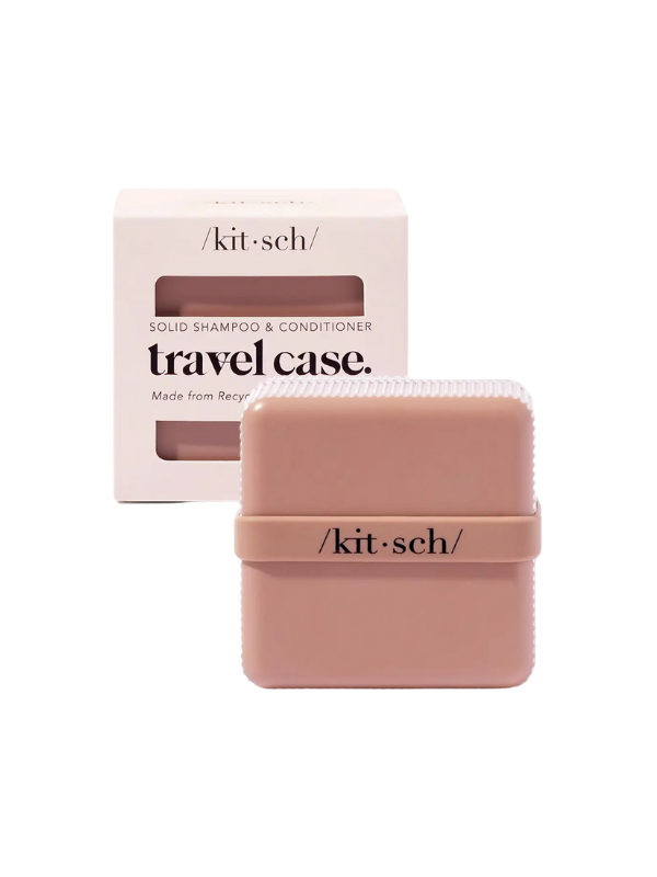 Solid Shampoo and Conditioner Travel Case by Kitsch