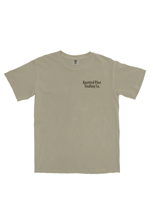 Bass Classic Tee in Sandstone by Knotted Pine Trading Co.