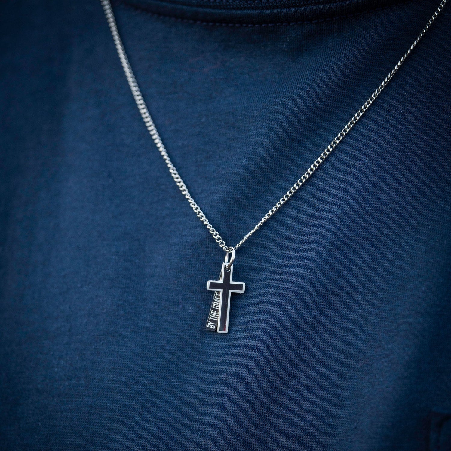 Cross - Stainless Steel Necklace and Pendant by Old South Apparel