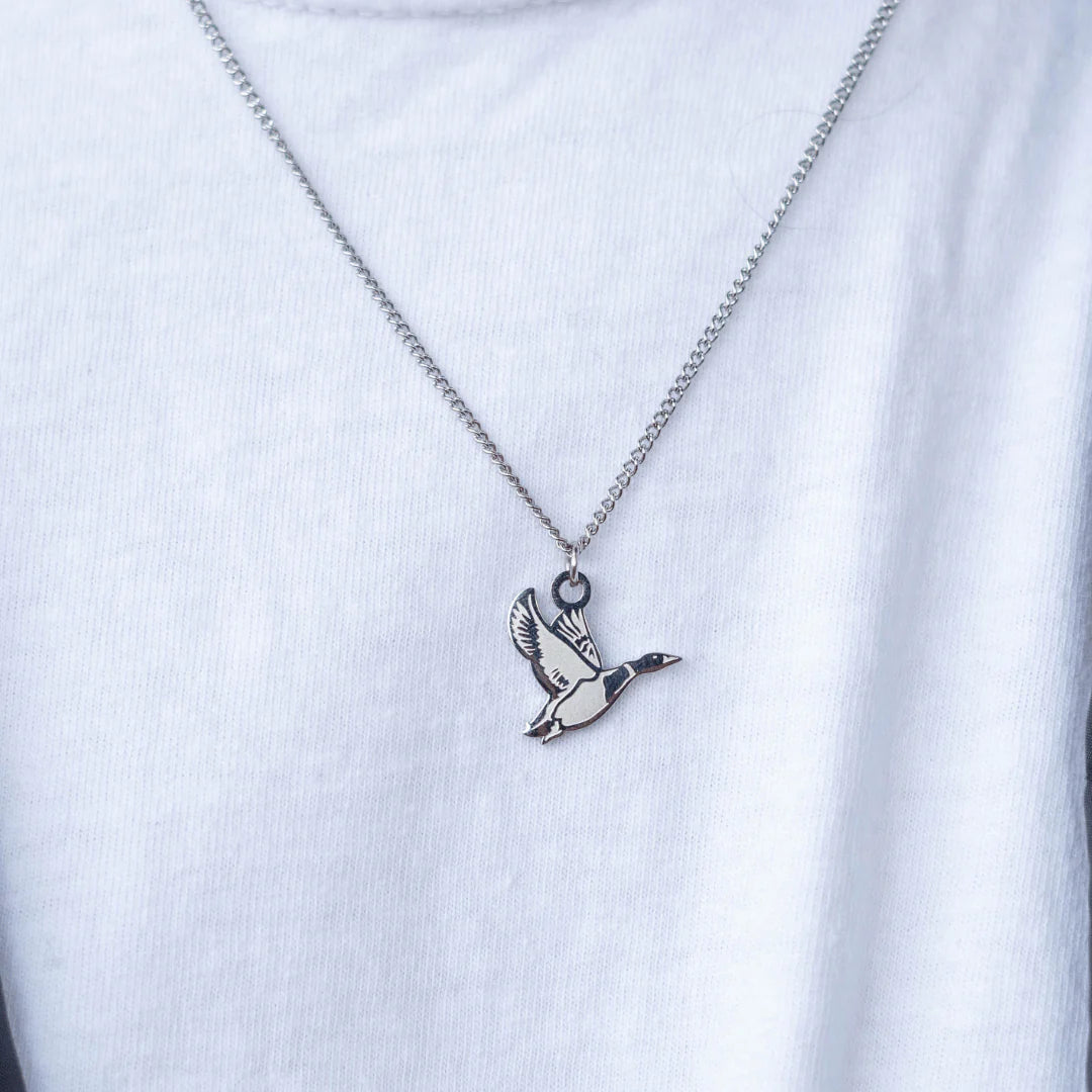 Duck - Stainless Steel Necklace and Pendant by Old South Apparel