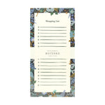 Shopping List Notepad in Garden Party Blue by Rifle Paper Co.