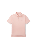 coral mens polo with shell print 
