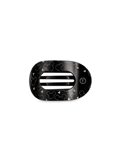 black flat character hair clip