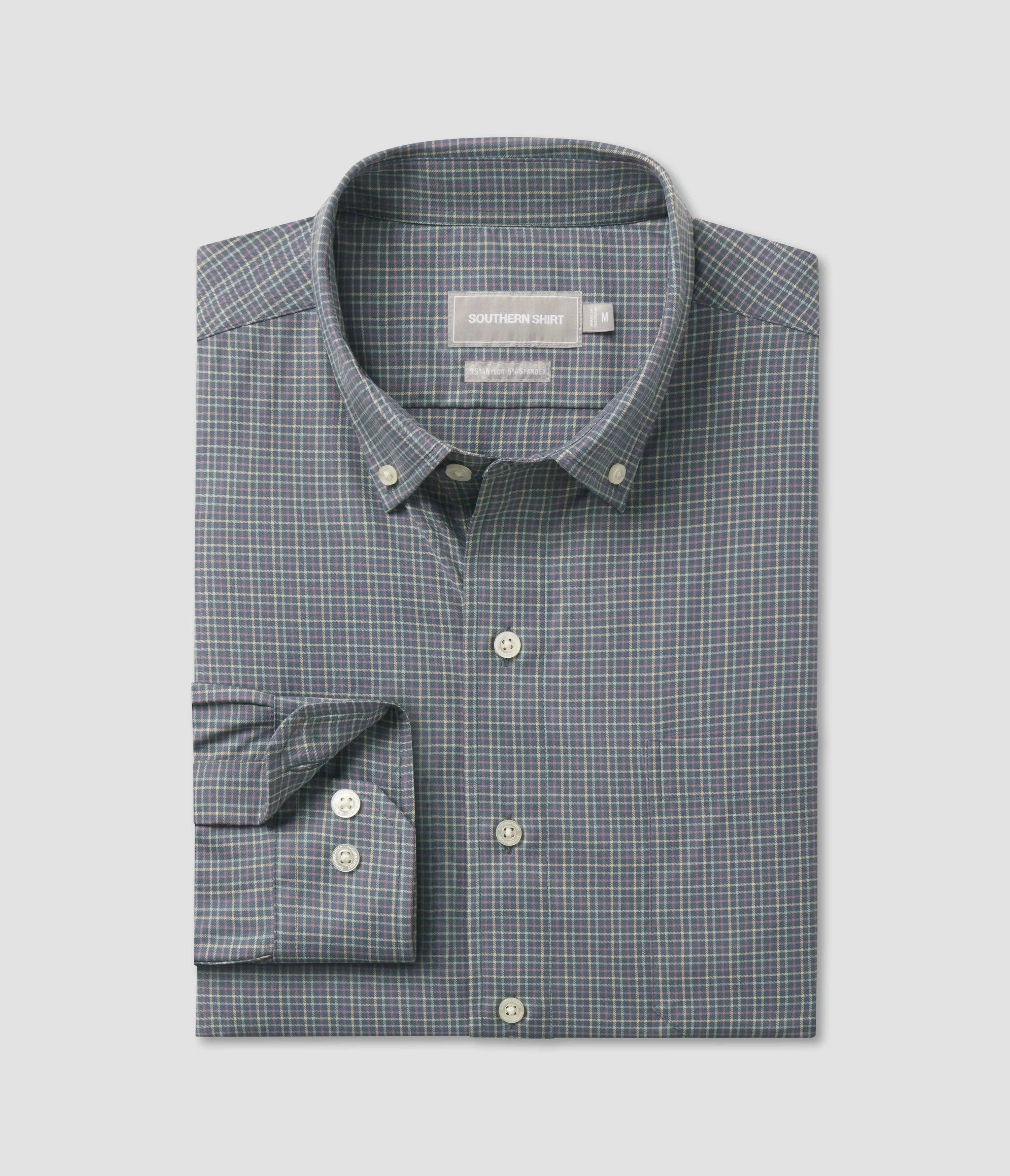 Hudson Check Button Down in Weathervane by Southern Shirt Co.