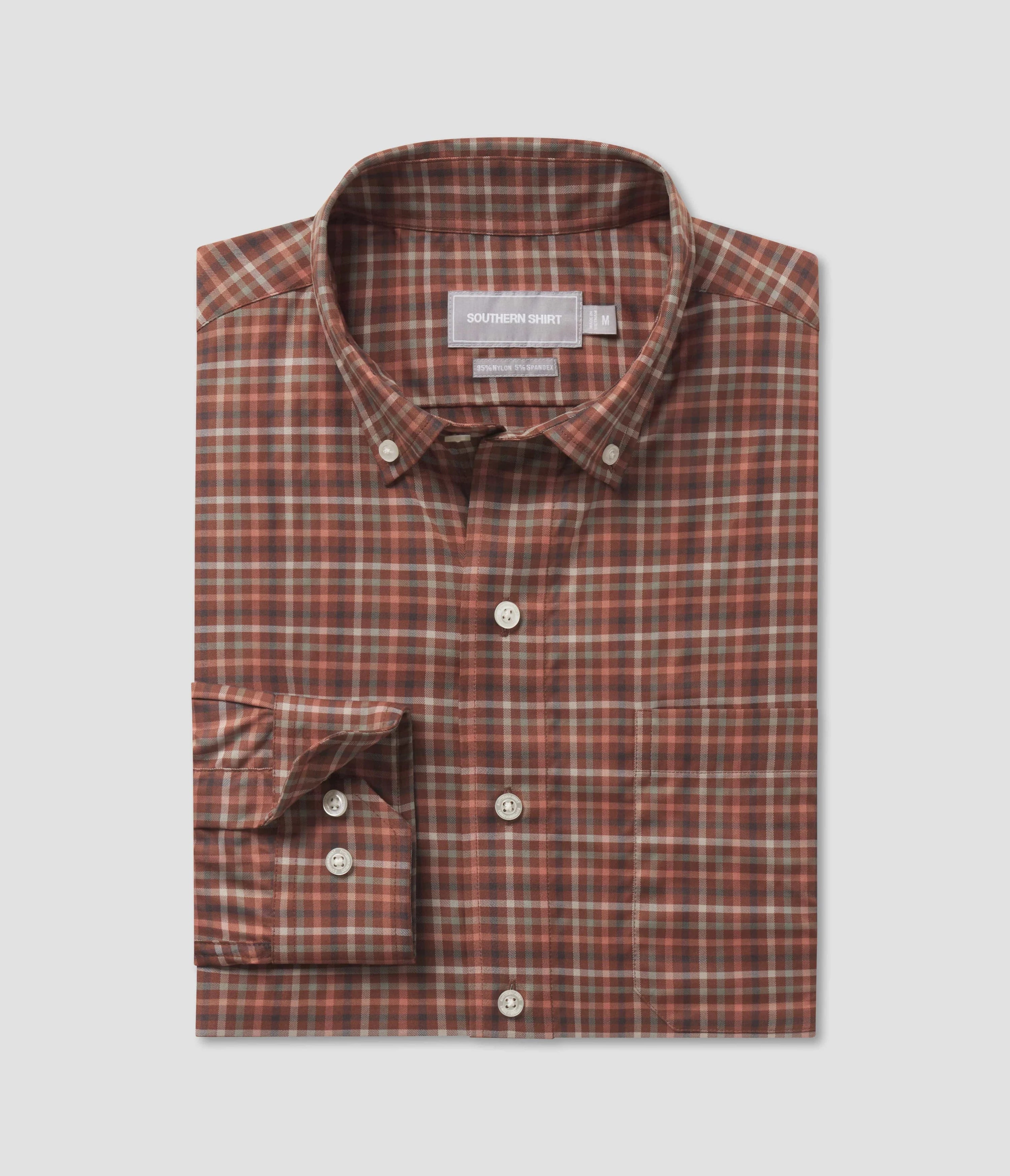 Samford Check in Hazelnut by Southern Shirt Co.