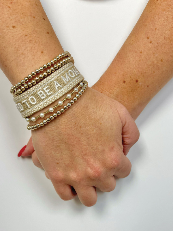 Blessed To Be A Mom Woven Bracelet By Southern Fried Design Barn