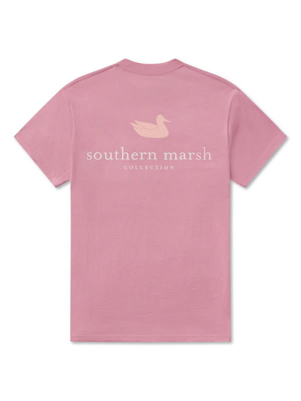 Authentic Tee in Cherry Blossom By Southern Marsh