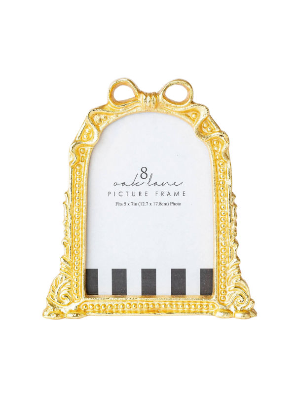 Gold Ribbon 5x7 Picture Frame