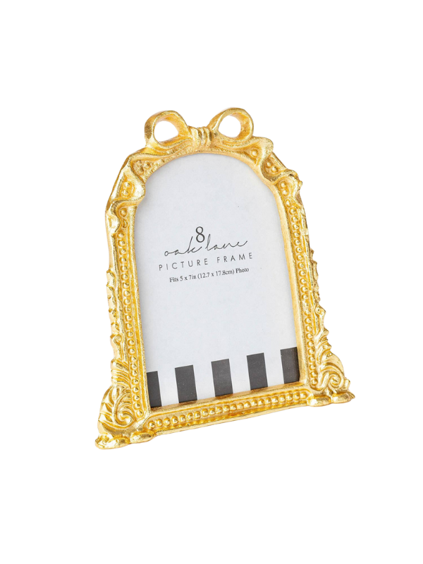 Gold Ribbon 5x7 Picture Frame