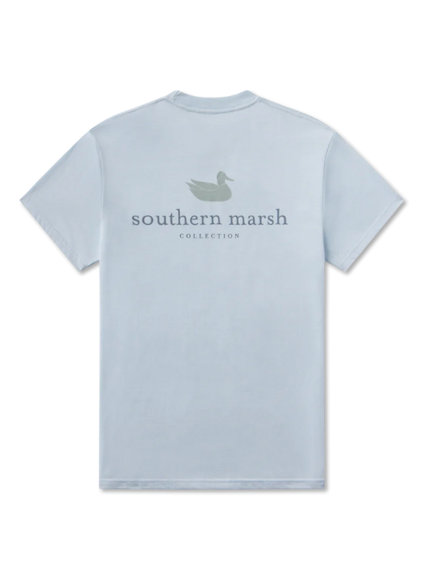 SEAWASH™ Tee in Mist Blue By Southern Marsh