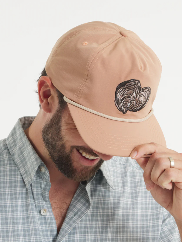 Oyster Ensenada Rope Hat In Terracotta By Southern Marsh