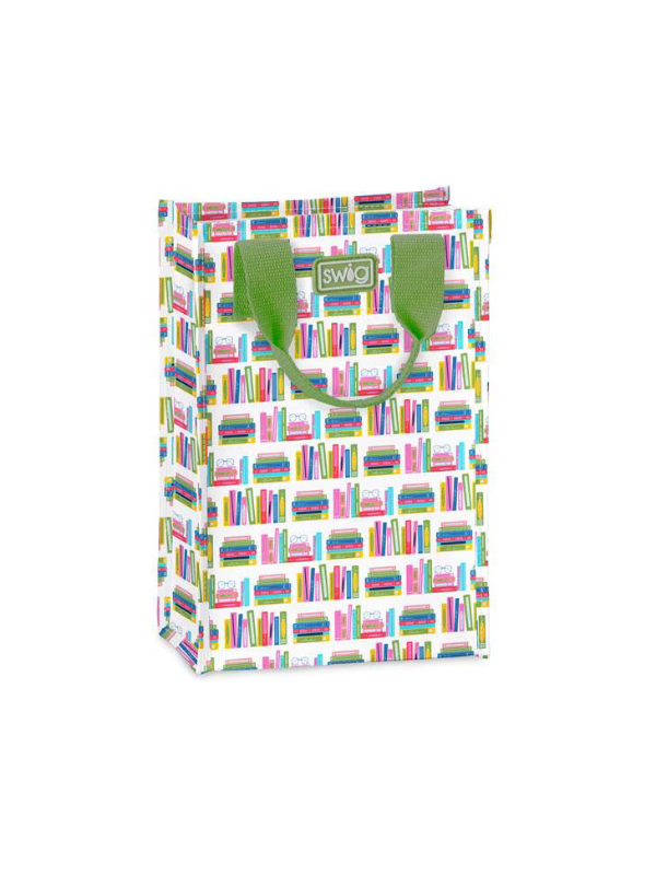 Book Club Tall Reusable Gift Bag by Swig