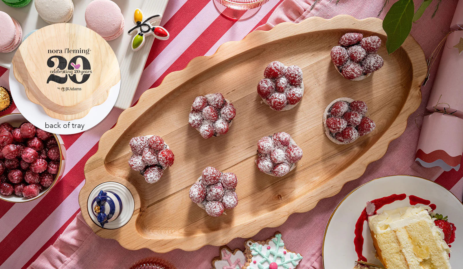 Scalloped Anniversary Tray  by Nora Fleming