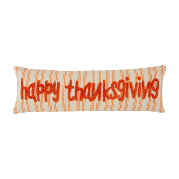 Happy Thanksgiving Long Pillow