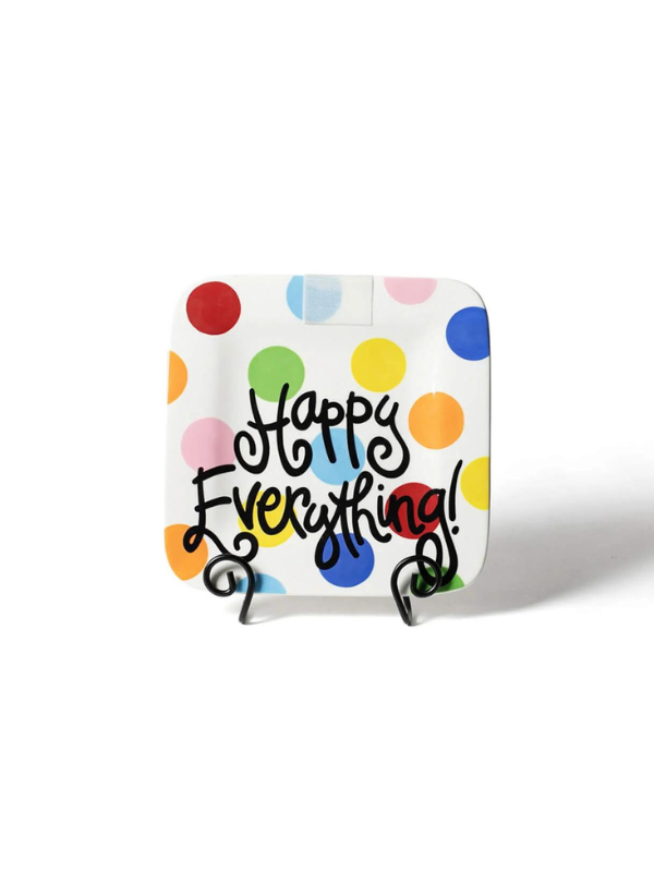 Bright Dot Mini Square Platter by Happy Everything