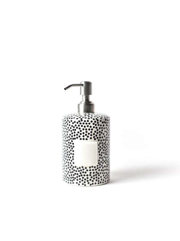 Black Small Dot Soap Pump by Happy Everything