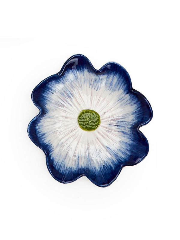 In Full Bloom Hand-Painted Flower Trinket Tray