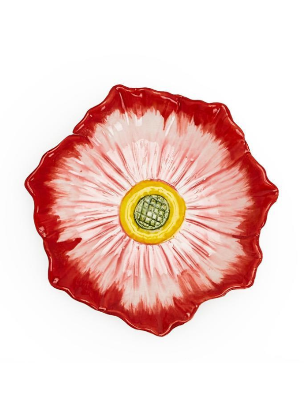 In Full Bloom Hand-Painted Flower Trinket Tray