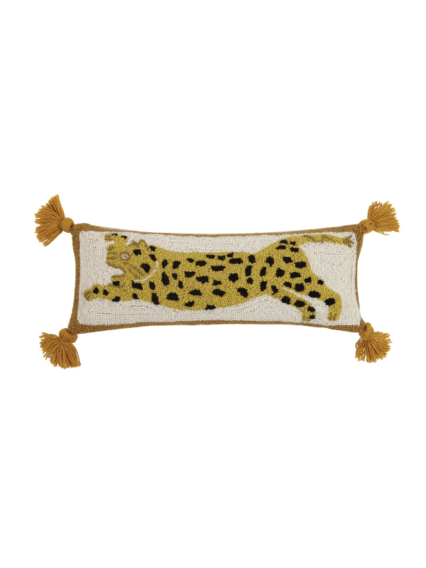Leopard Hook Pillow by Jungalow