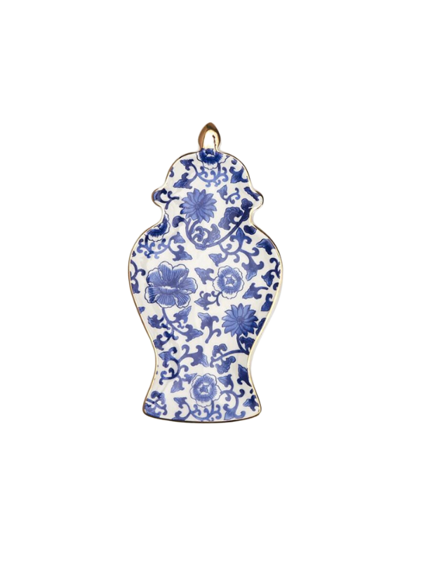 Blue and White Ginger Jar Trinket Tray